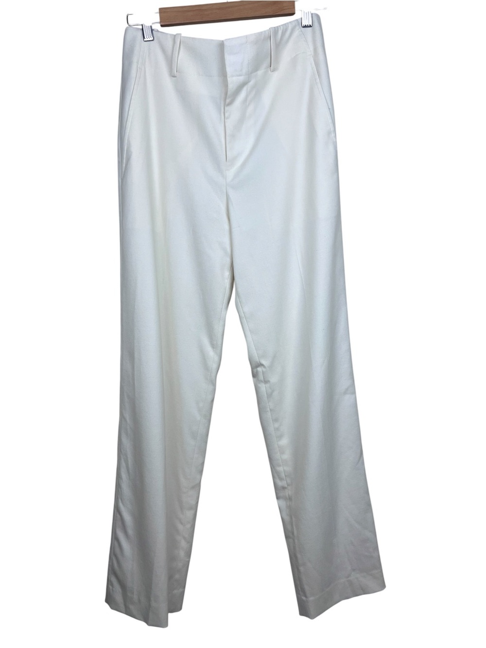 Polo Ralph Lauren Wool Blend Straight Leg Cream Dress Pants - Classic Women’s